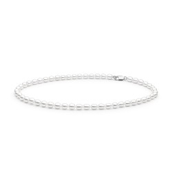 Colier perle naturale albe 45 cm si argint DiAmanti FCW375-G (Argint 925‰ 1,3 g.)